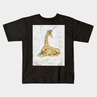 Giraffe Unicorn Kids T-Shirt